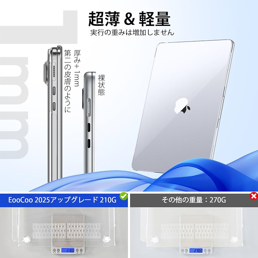 Amazon.co.jp: EooCoo対応2025 MacBook Air 15インチケース M4