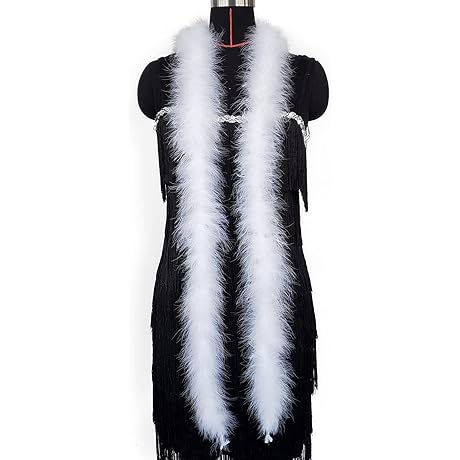 Fluffy Marabou Feather Boa for DIY Craft: Embellish Your Creations with Grace