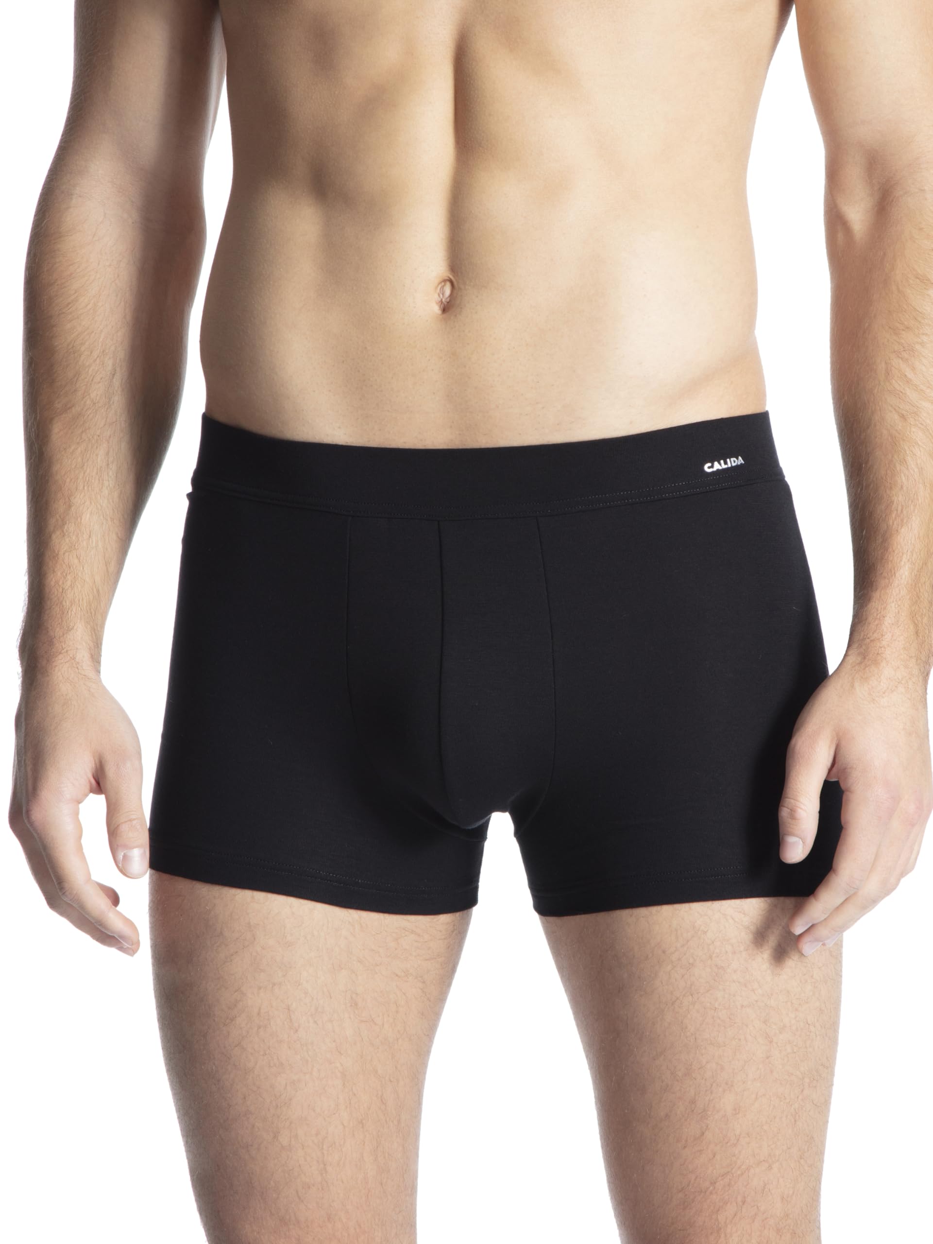 Calida Men's Black (Schwarz 992) Cotton Code Boxer Shorts Not Applicable, Large