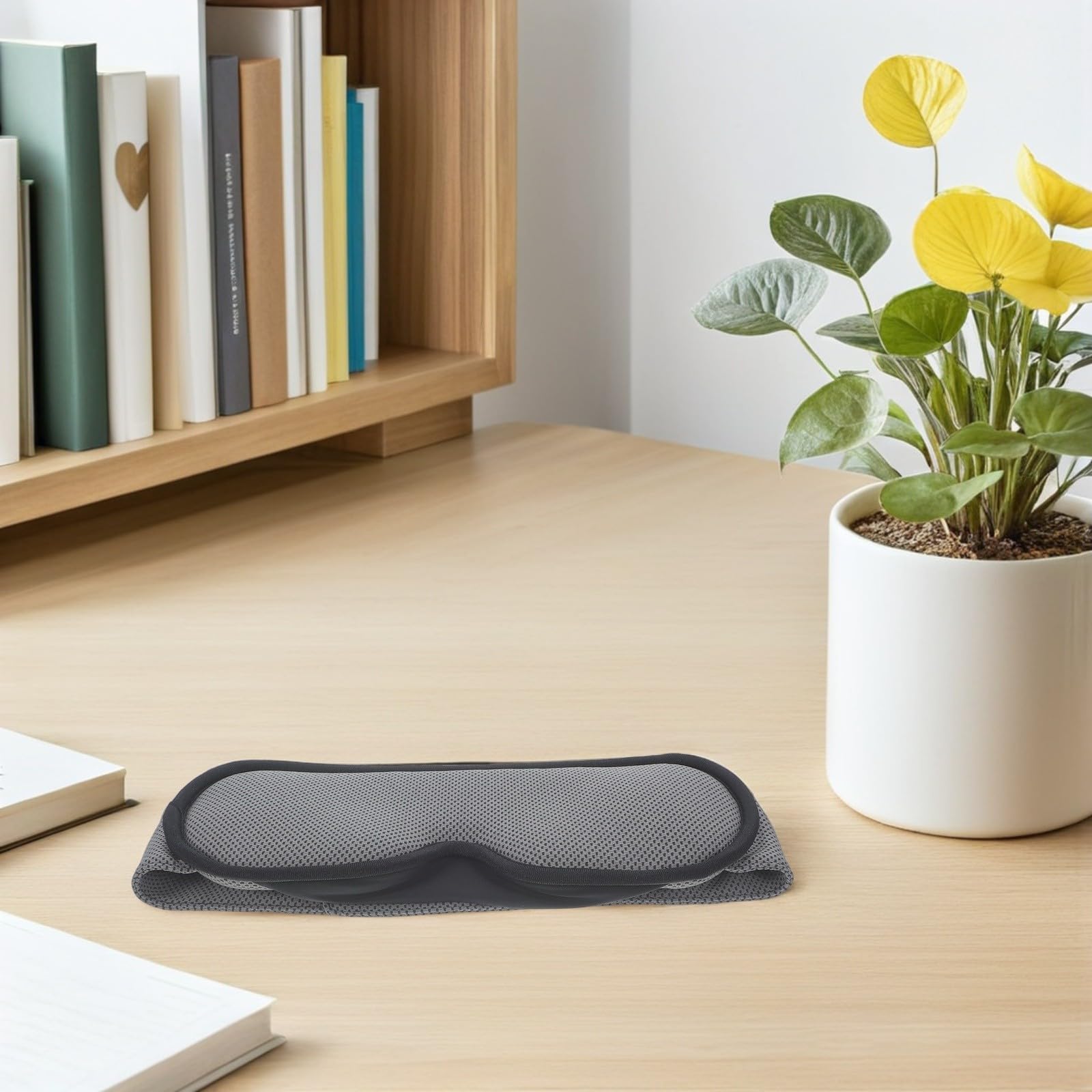 Vaguelly Antifaz para Dormir Ajustable con Viscoelástica 3d y Poliéster Transpirable para Viajes y Uso en, Cómodo para Hombres y Mujeres