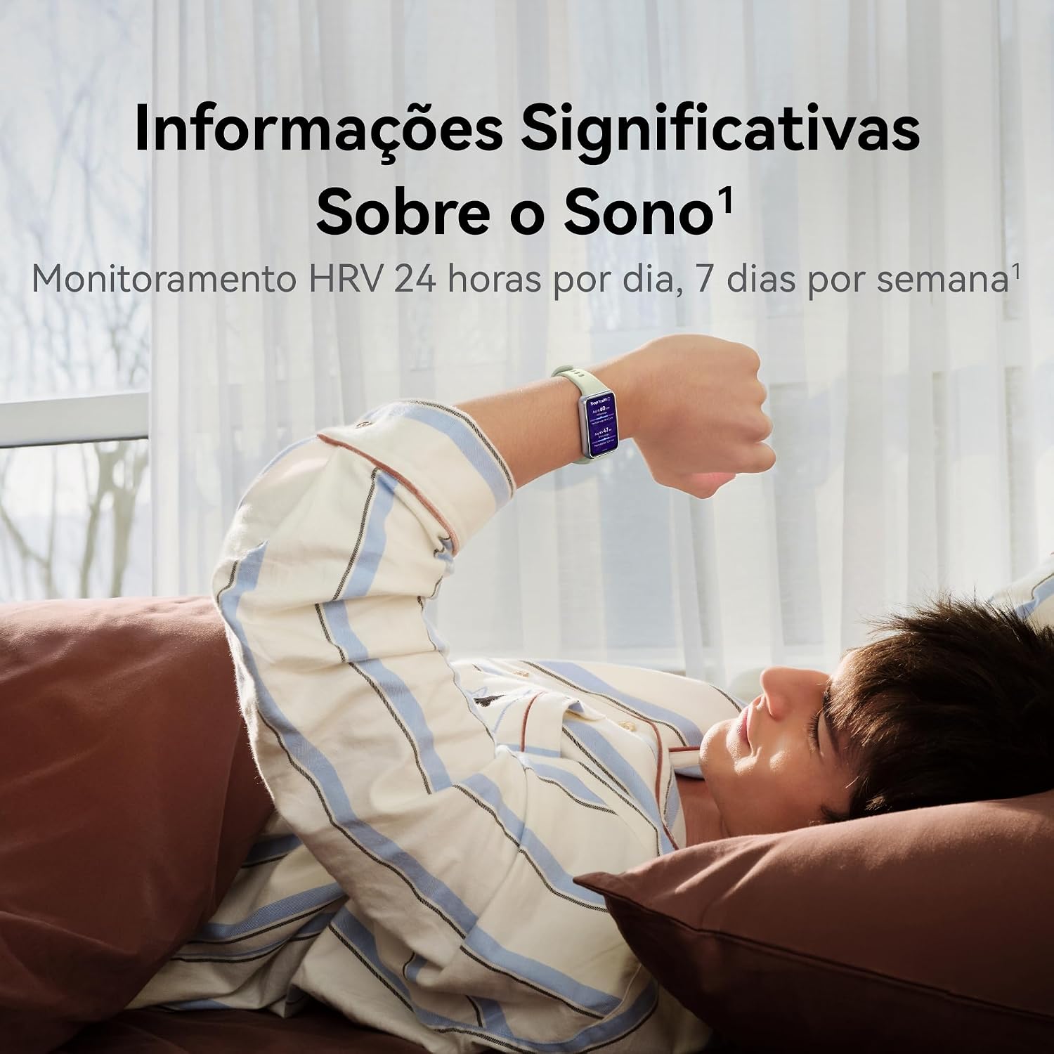 Smartwatch, HUAWEI Band 11, Tela AMOLED de 1,62", Bateria com Autonomia de Até 14 Dias, Monitoramento Aprimorado do Sono, Bem-estar Emocional, Compatível com iOS e Android, Preto Polímero Smartwatch, HUAWEI Band 11, Tela AMOLED de 1,62", Bateria com Autonomia de Até 14 Dias, Monitoramento Aprimorado do Sono, Bem-estar Emocional, Compatível com iOS e Android, Preto Polímero