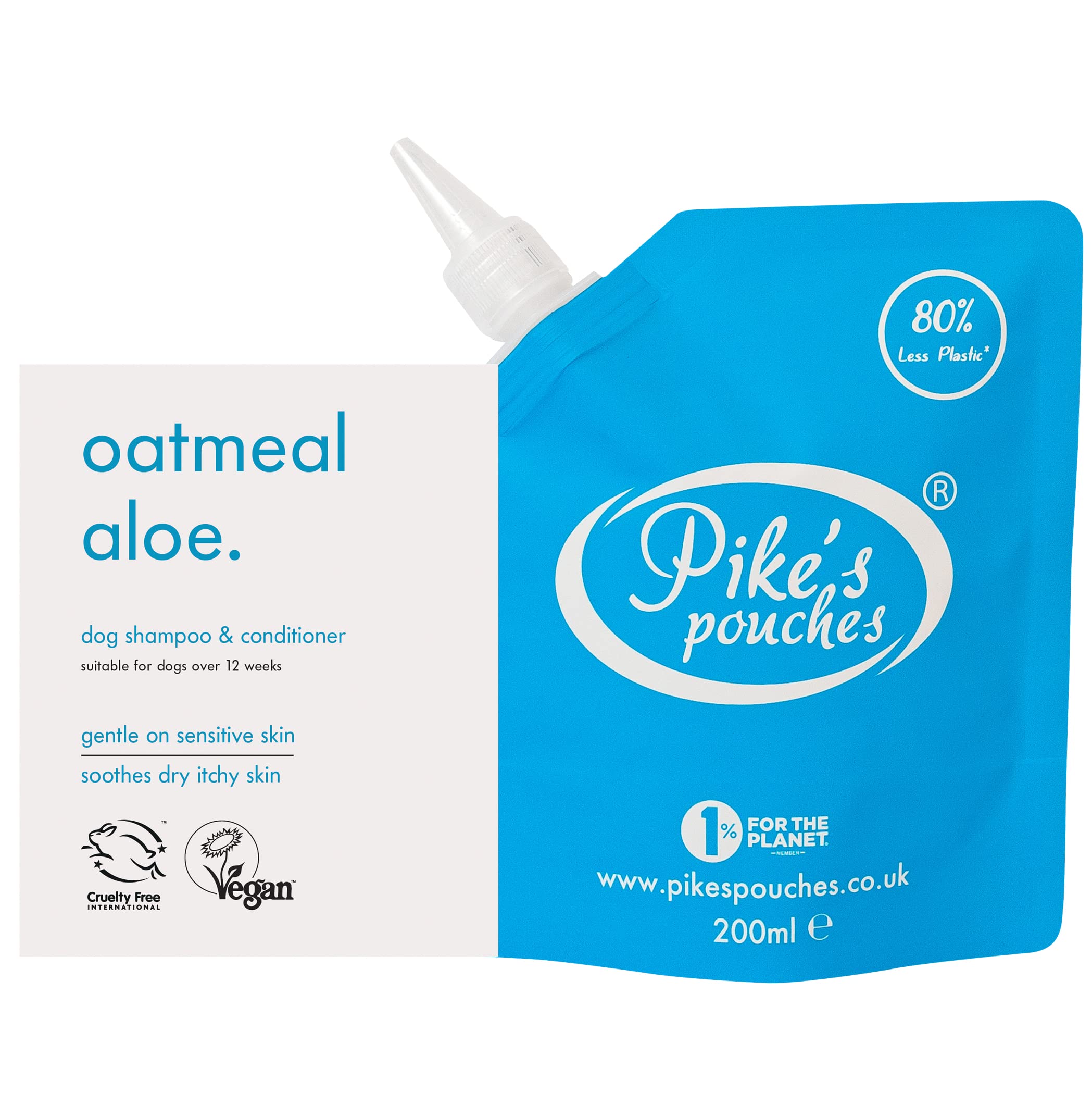 Oatmeal And Aloe Vera Dog Shampoo And Conditioner For Dry