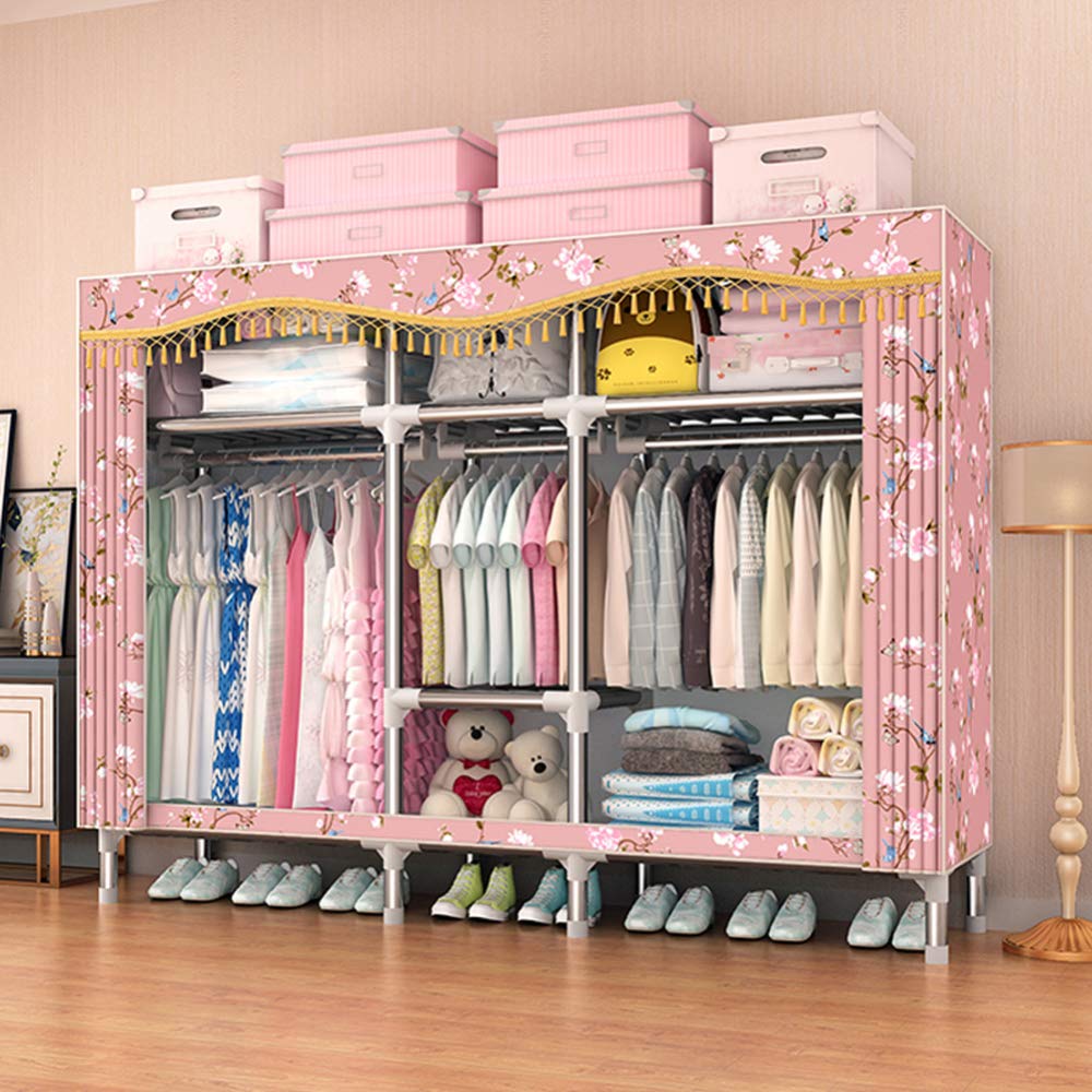 Armoires en toile de dortoir et chambre placard de rangement pliant pour studio
