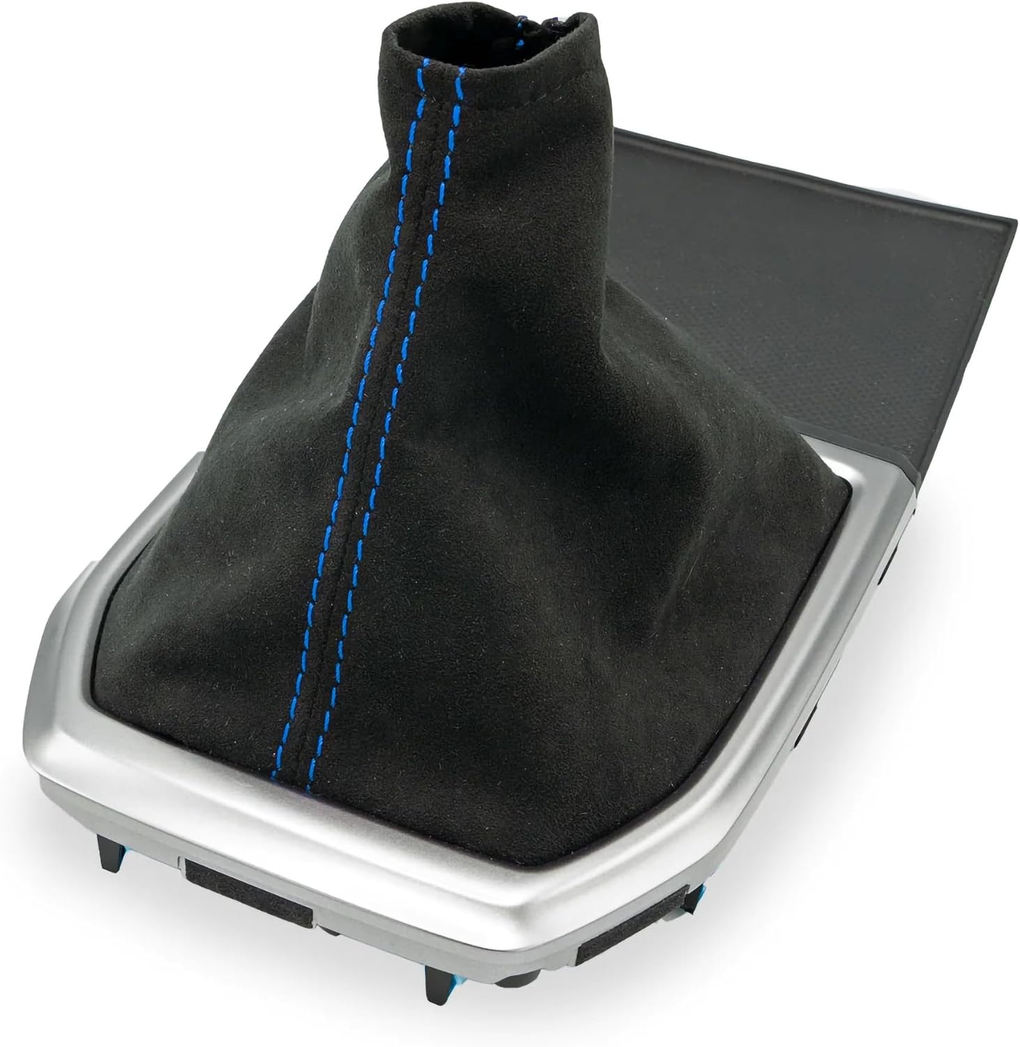 Billetworkz Premium Shift Boot for Subaru WRX Manual (2022+) - Made with Genuine Alcantara Material, Black/Neon Yellow Stitching