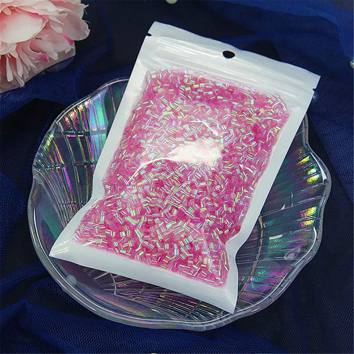Guangzhou Blue,Pink,Purple,White 10G,Pack Slime Sound Sprinkles Beads Asmr Slime Supplies Charms Accessories Hose Beads Pink