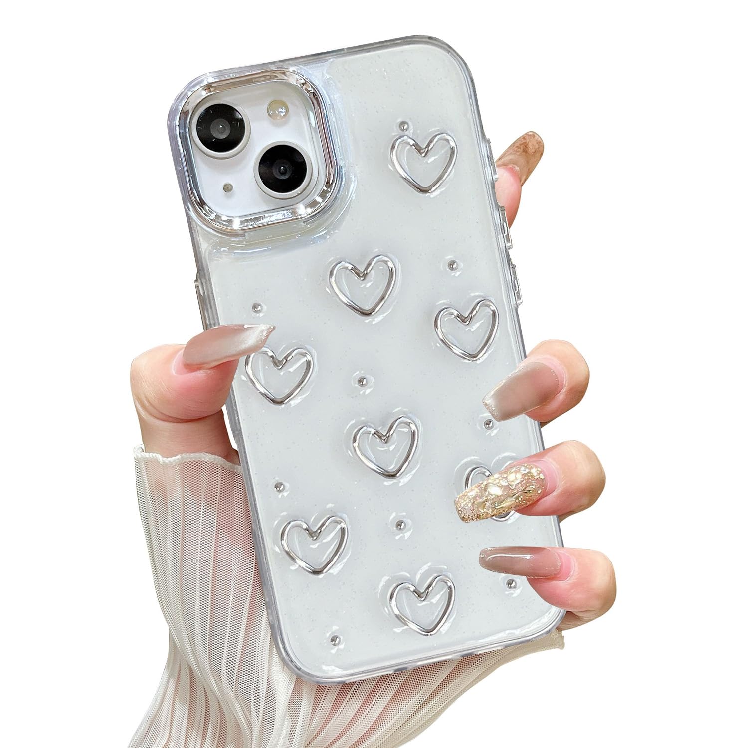 Coque iPhone 15 Plus antichoc et mince en silicone transparent protégeant l'écran - 7