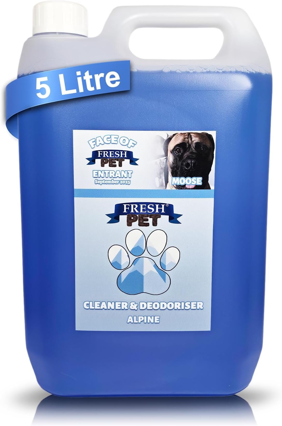Fresh Pet Kennel/Cattery Cleaner & Disinfectant - Kills 99.99% Bacteria - Eliminates Odour (Alpine)