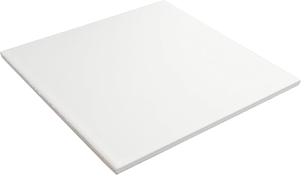 SomerTile FRC8REVW Reveil Ceramic Floor and Wall, 7.75 x 7.75, White Tile, 25 Piece
