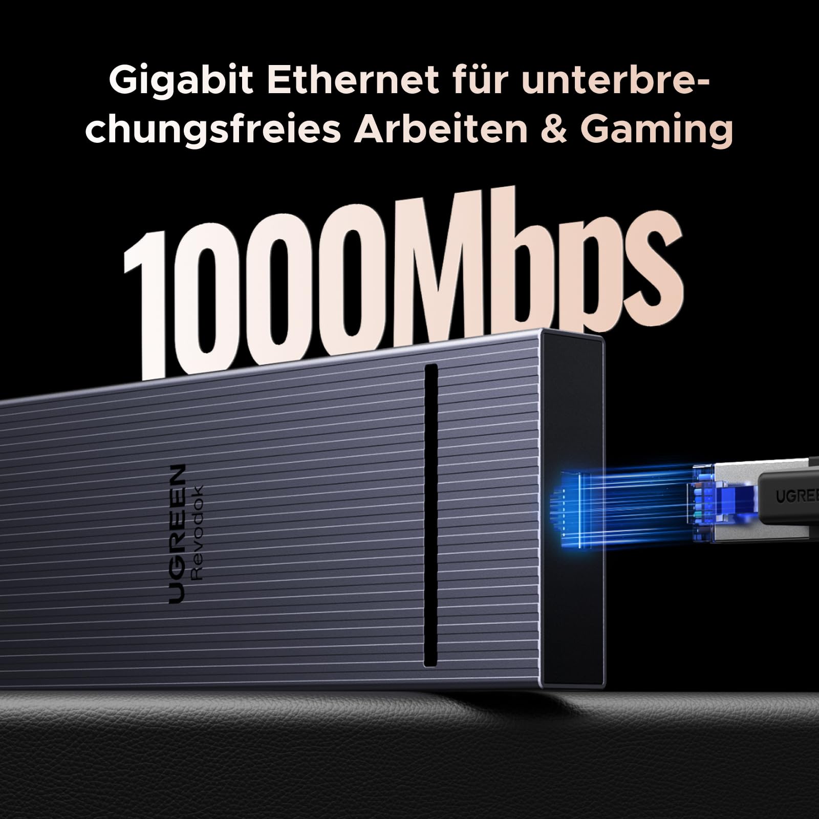 UGREEN Revodok Pro 2111 Docking Station 2 Monitore HDMI DisplayPort 4K@120Hz 10Gbps USB-C USB-A SD/TF LAN Audio 100W PD