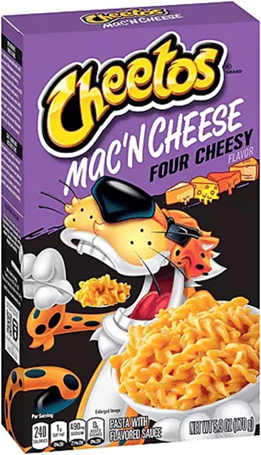 2x Cheetos Mac & Cheese Four Cheesy pasta 170g