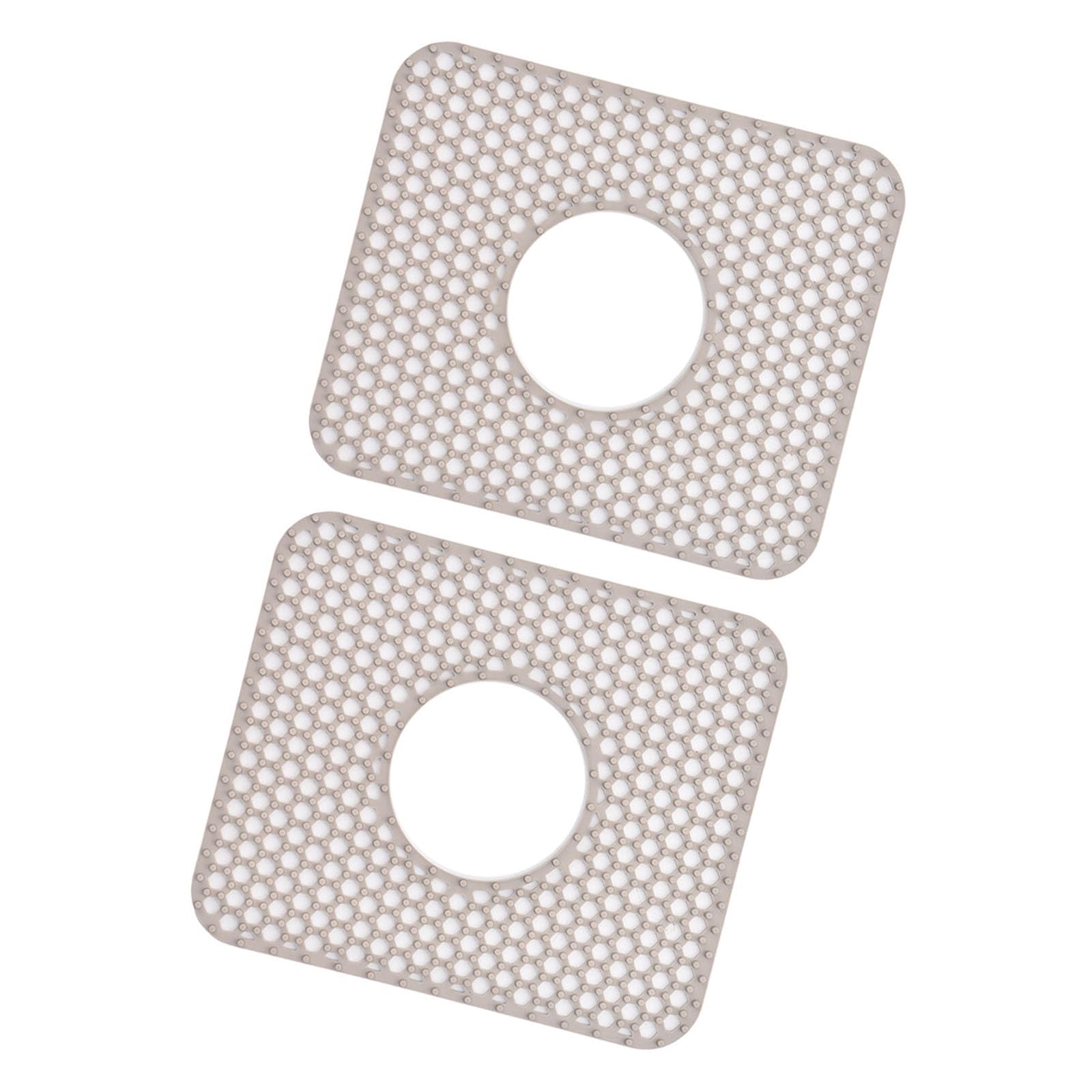 ZBIianxer Of Silicone Drainage Mats for Sink Including Stable Base and Heat Proof Construction Ideal for Home and Commercial Use Anti Skid Sink Protector