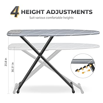 Amazon.com: APEXCHASER Ironing Board with Silicon Iron Rest