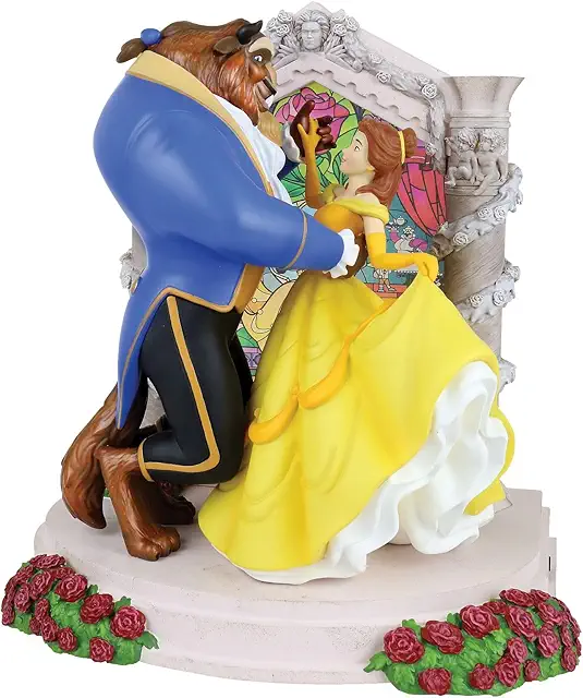 Beauty and the Beast Figurine: Disney Belle & Beast Light Up Collectible