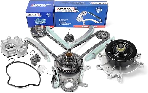 MOCA Kit de cadena de distribución y kit de bomba de agua y bomba de aceite para Jeep Grand Cherokee 99-04 y Dodge Dakota y Dodge Durango 4.7L V8