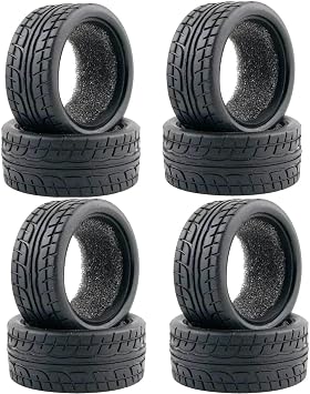8pcs 1/10 RC Drift Tires 65 * 26mm for On Road Racing Car Drift RC Touring Car Style B