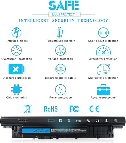 Miniatura 7 de Batería XCMRD de 40 W para Dell Inspiron 15 3000 Series 15-3542 15-3543 15-3541 15-3531 15-3537 15-3521 15R-5537 15R-5521 17-37 37 17 -3721 17R-5737