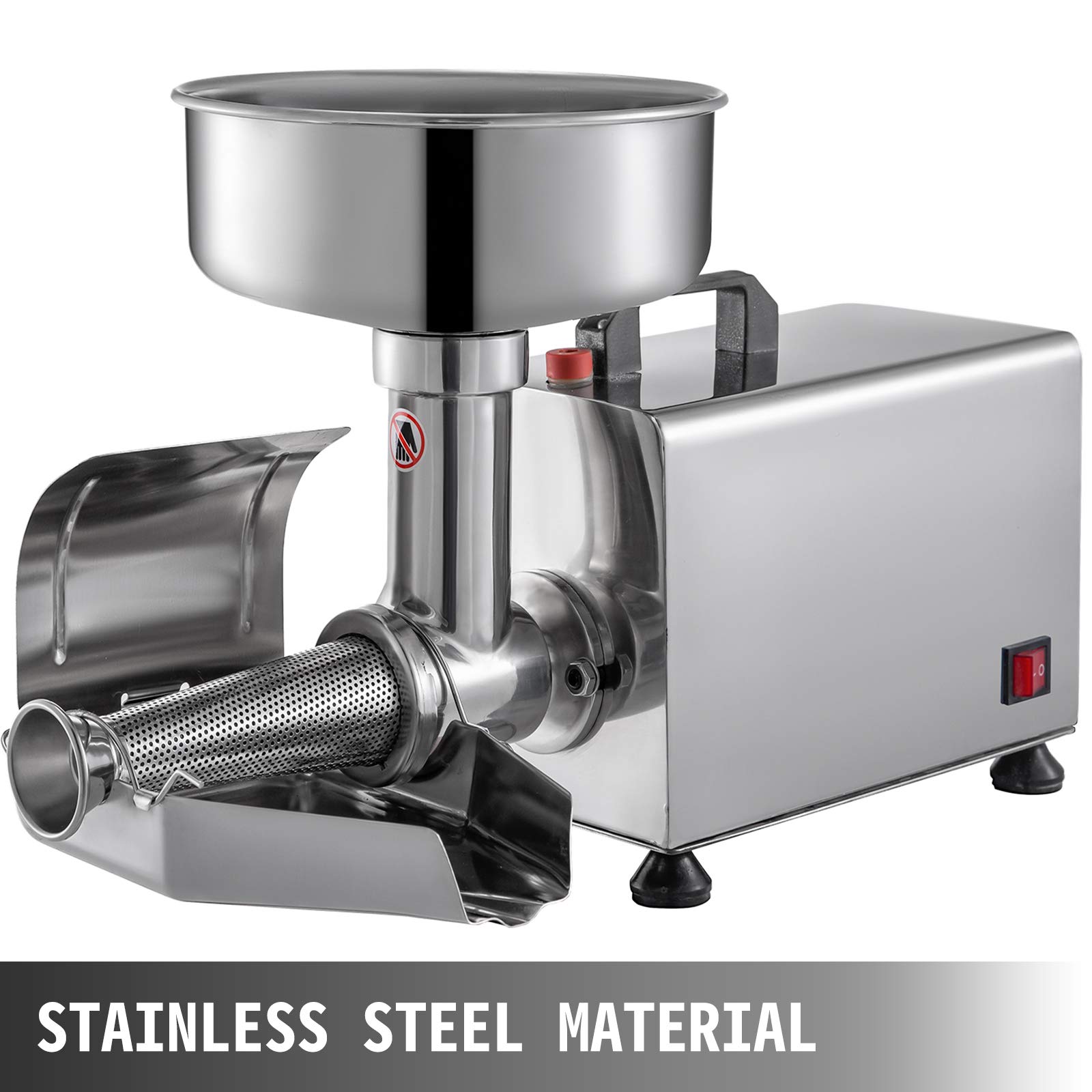 VEVOR Tomatenpresse Passiergerät 370W elektrische Tomatenpresse Rostfreier Stahl