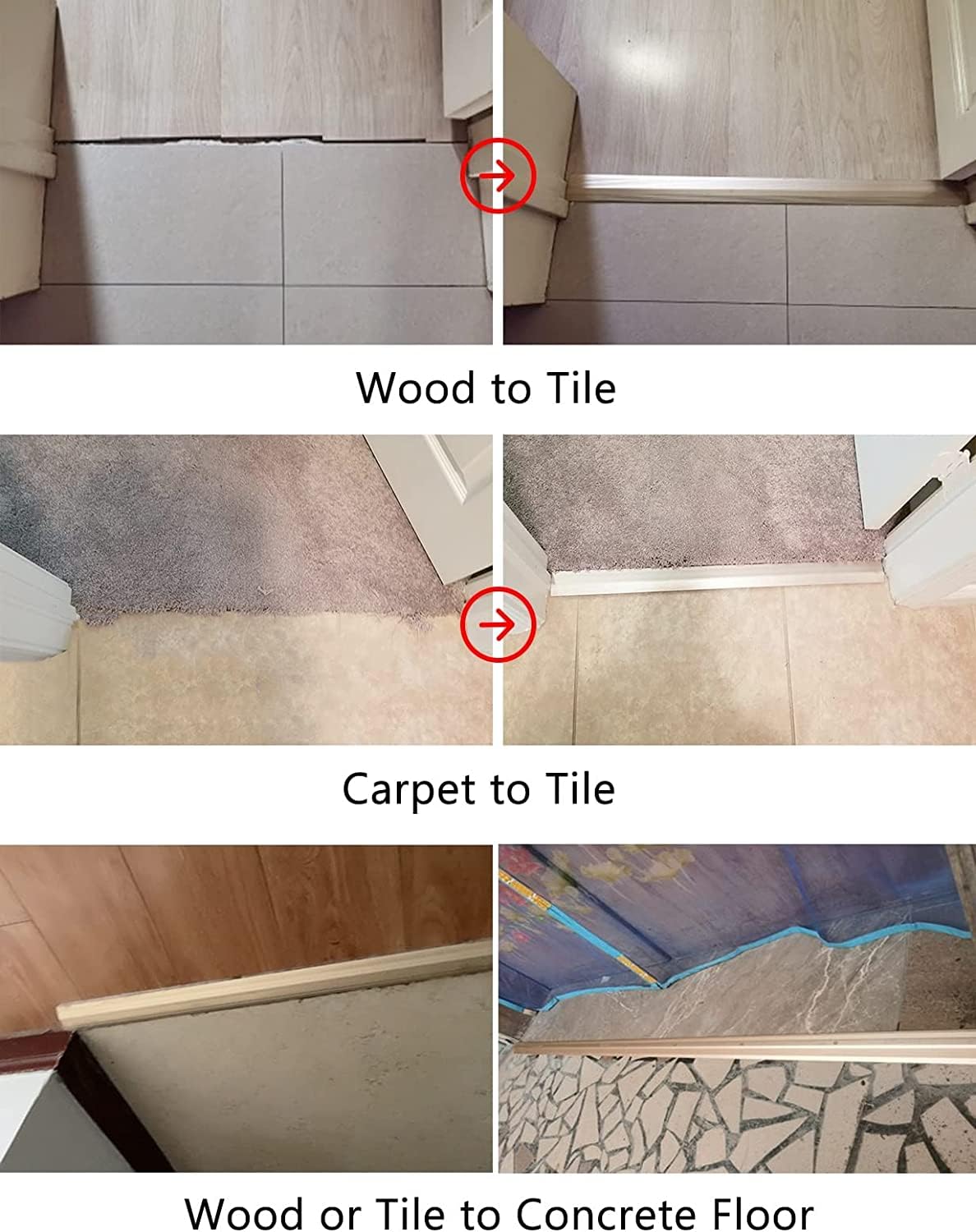 Transition From Tile To Concrete Floor