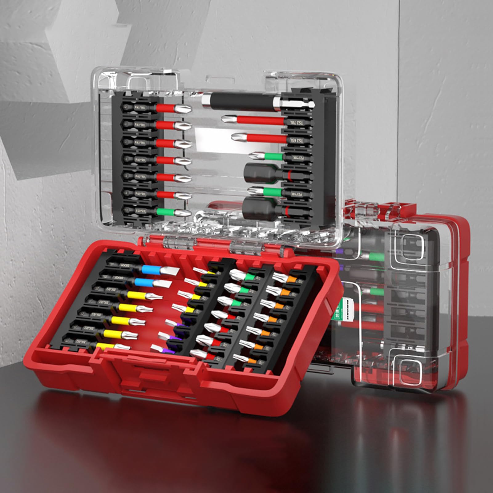 Set Punte Avvitatore Adattatori di precisione da bussole | Inserti per Avvitatore Adatto A Falegnameria, Lavorazione Metalli, Automotive, Elettronica, Edilizia