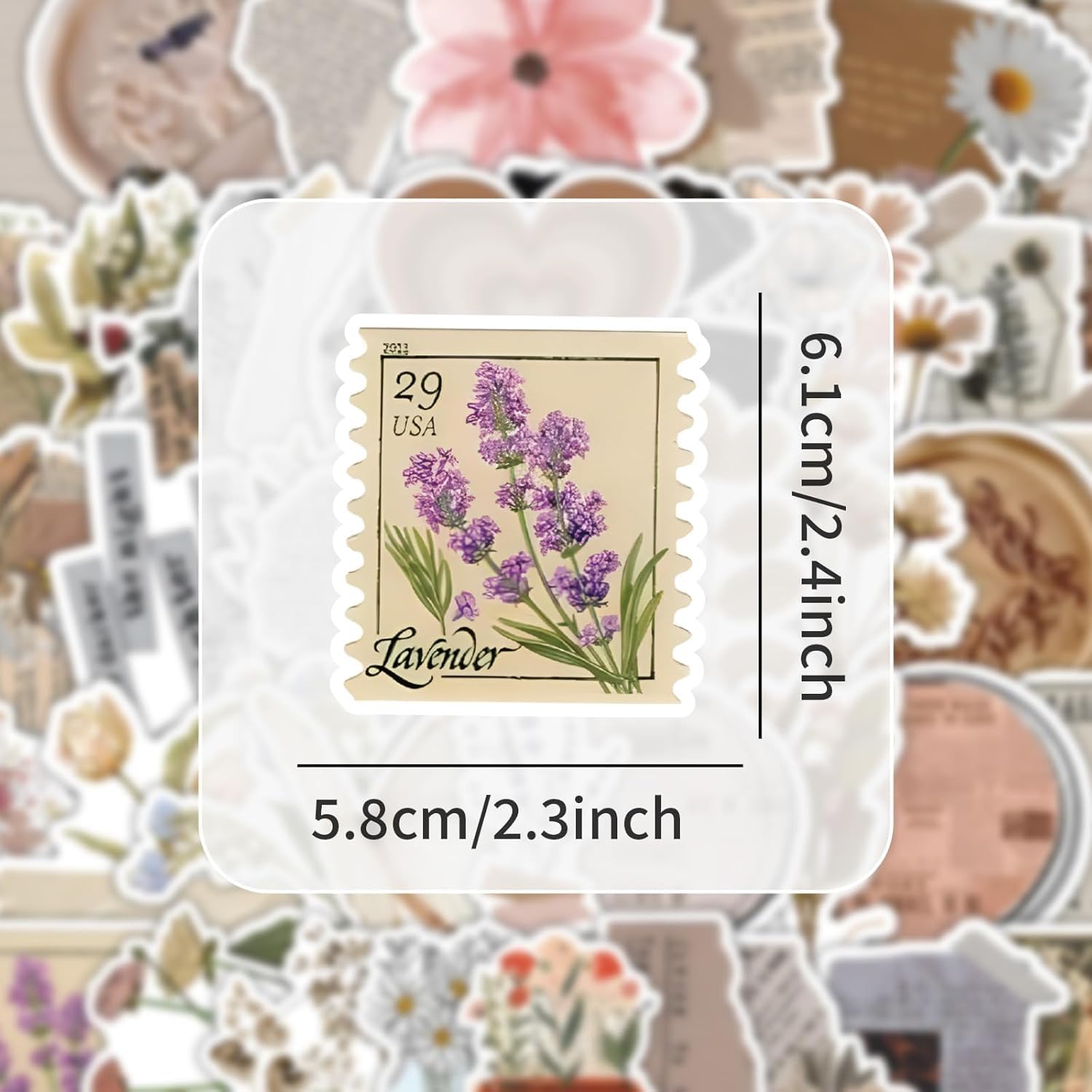 120 Adesivi Estetici Preppy In Vinile - Impermeabili - Per Scrapbooking E Decorazione