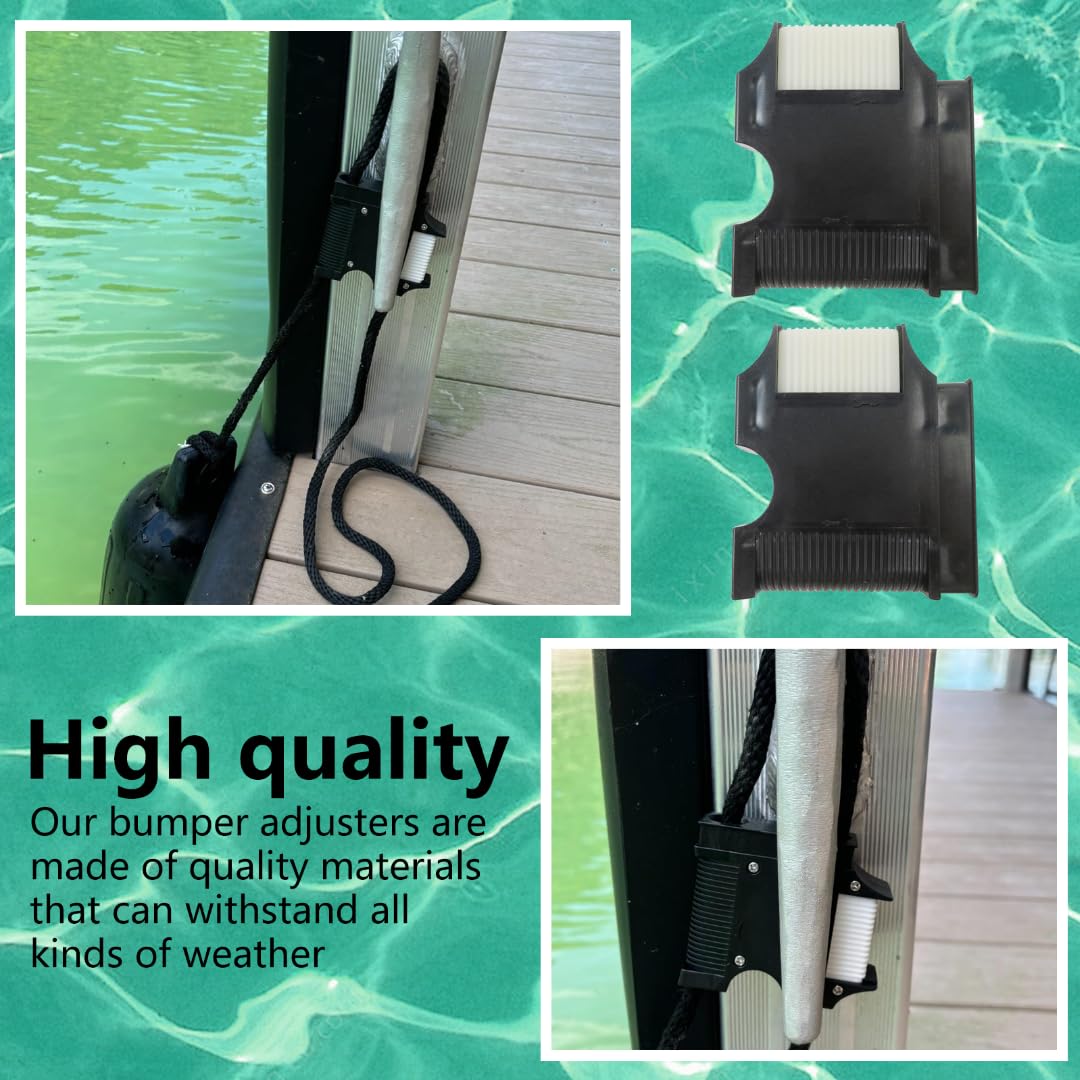 Zafina-UP Boat Fender Hanger, Boat Bumper Adjuster Boat Rail and Cleat Fender Clips, Quick Connect and Release Fender Lines