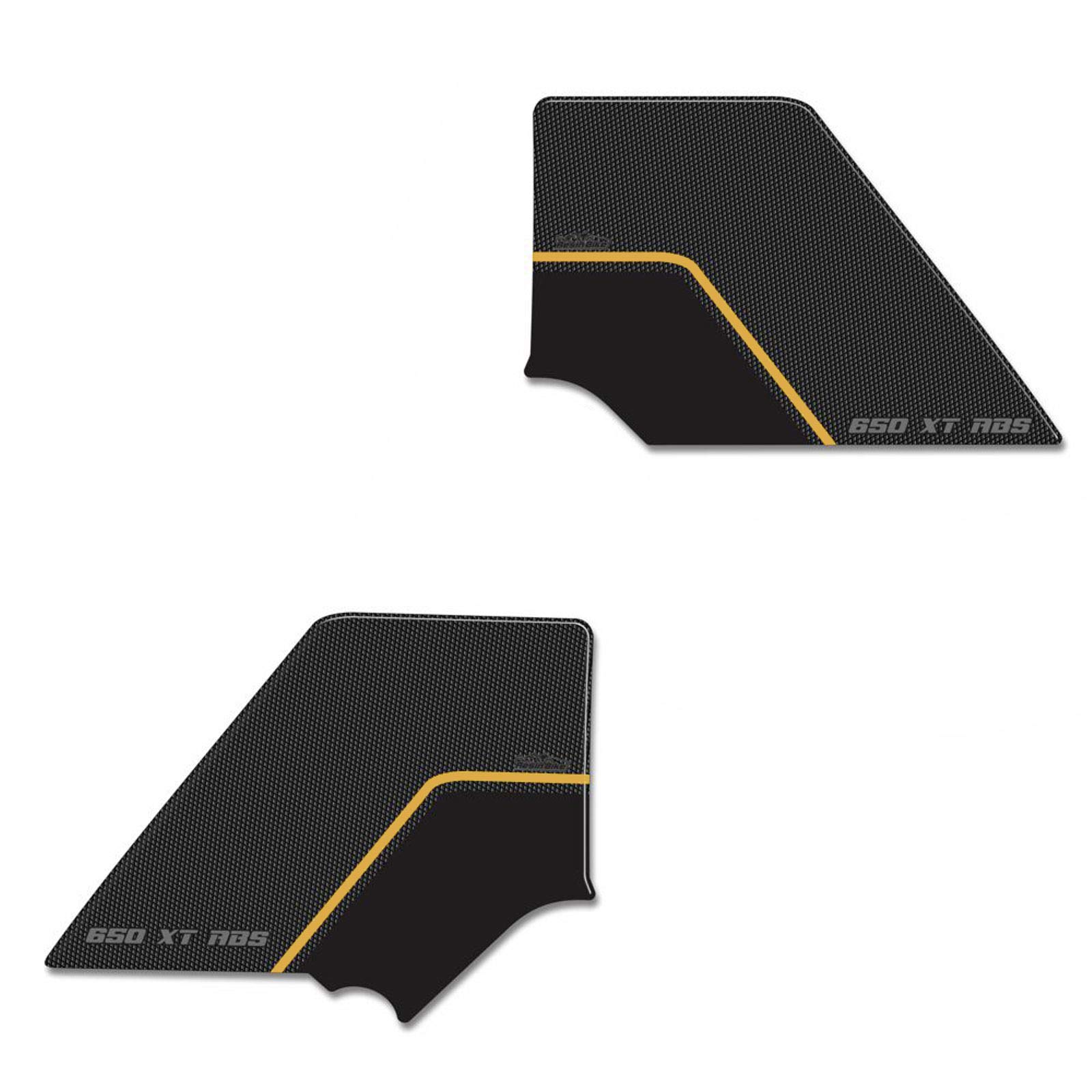 Resin Bike Adhesivos De Moto Compatible Con Suzuki V-Strom 1000 ABS 2014-2017. Protector Puntera De De Golpes Y Graffi. Pegatinas Resina Con Efecto 3D - Amarillo