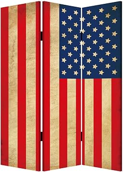 Screen Gems Model American Flag Room Divider