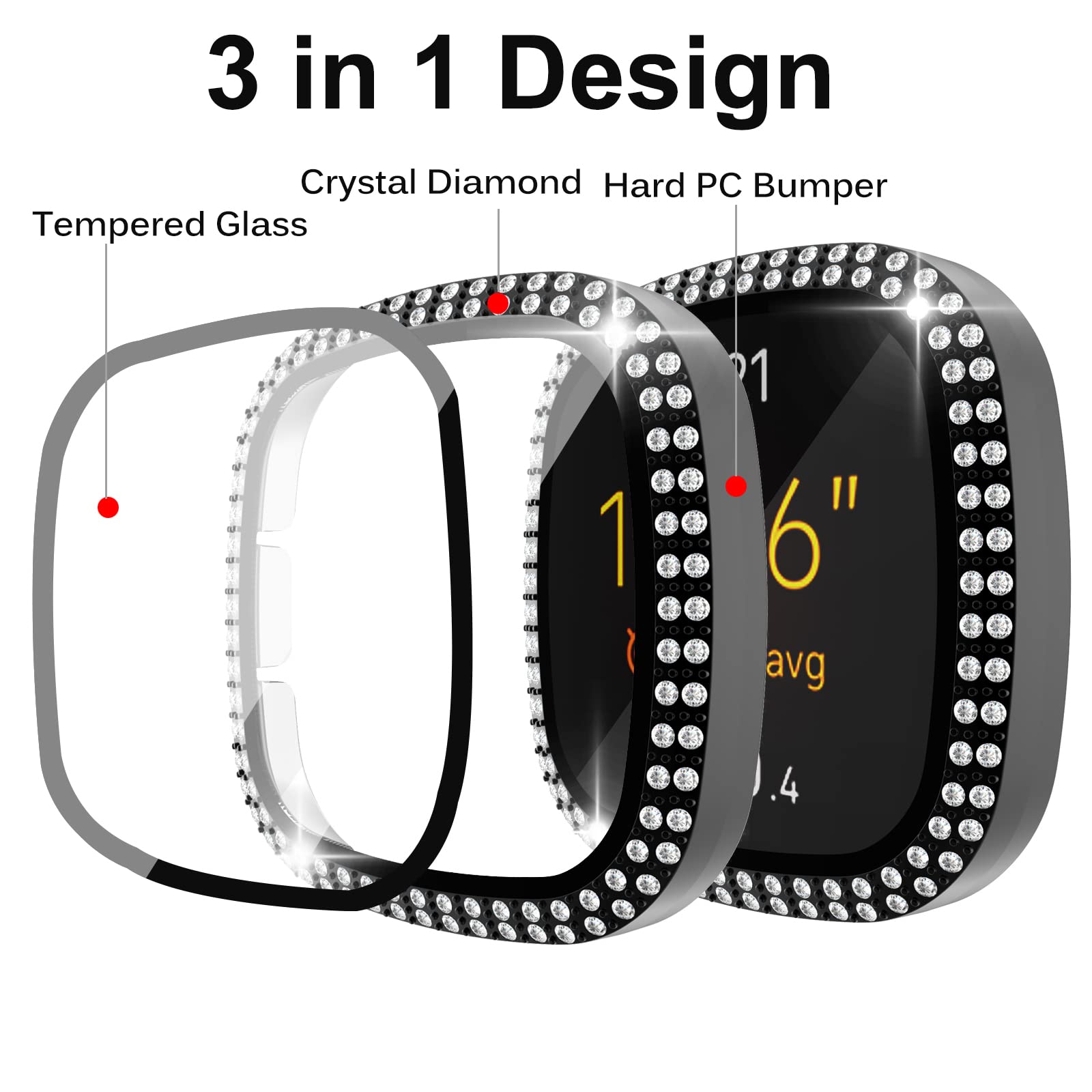 Miimall Confezione da 6 pellicole per lo schermo compatibili con Fitbit Inspire 3, morbida e flessibile in TPU [auto-guarigione] [HD clear] [ antigraffio] [senza bolle] Pellicola per Fitbit Inspire 3