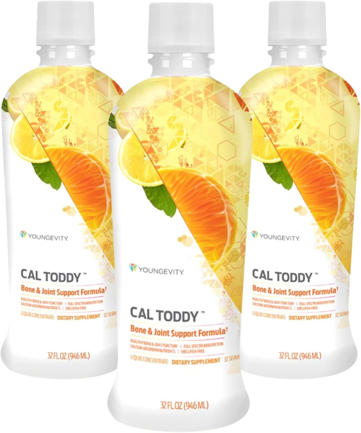 Youngevity Cal Toddy™ - Calcium (Citrate, Phosphate) Magnesium 1,200mg/600mg-Vitamins D-3, Zinc, Copper, Potassium, Boron and 70+ Trace Mineral Cofactors - Supports Bone Health-32 Fl Oz (Pack of1)