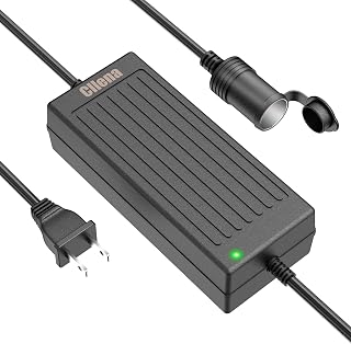 Cllena AC to DC Converter, 120W 110V~240V to 12V 10A Car Cigarette Lighter Socket Power Adapter AC/DC Power Supply Transformer for Inflator, Car Refrigerator, Car Vacuum Cleaner