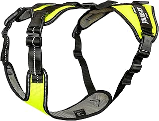 Mantrailing Essential Hundegeschirr, Größe: M, Neon