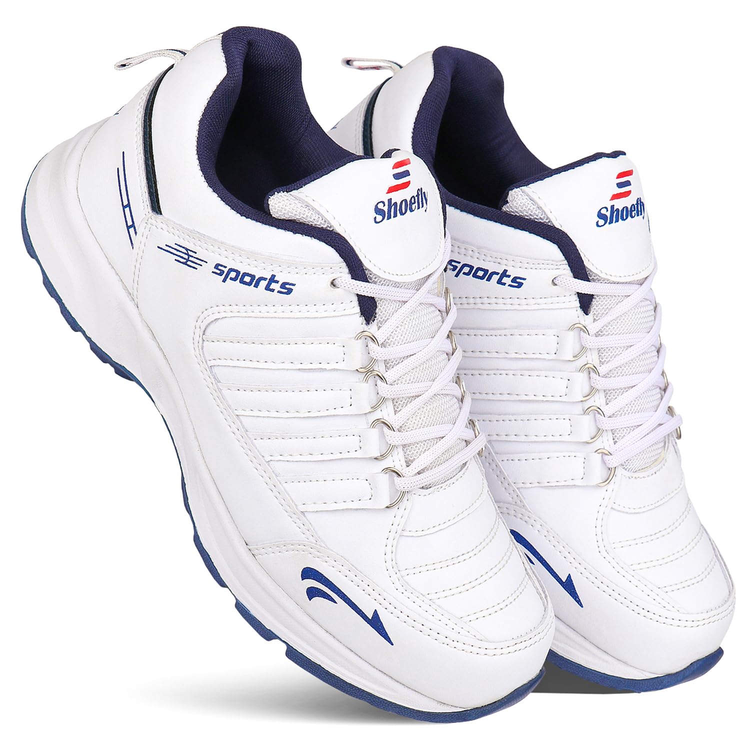 Shoefly Sports Mens Shoe | Latest Stylish | Extra Soft with Comfort Shoes for Running, Walking, Gym Sneaker_White_9588-7 (B0CHYHVJFR) Amazon Price History, Amazon Price Tracker