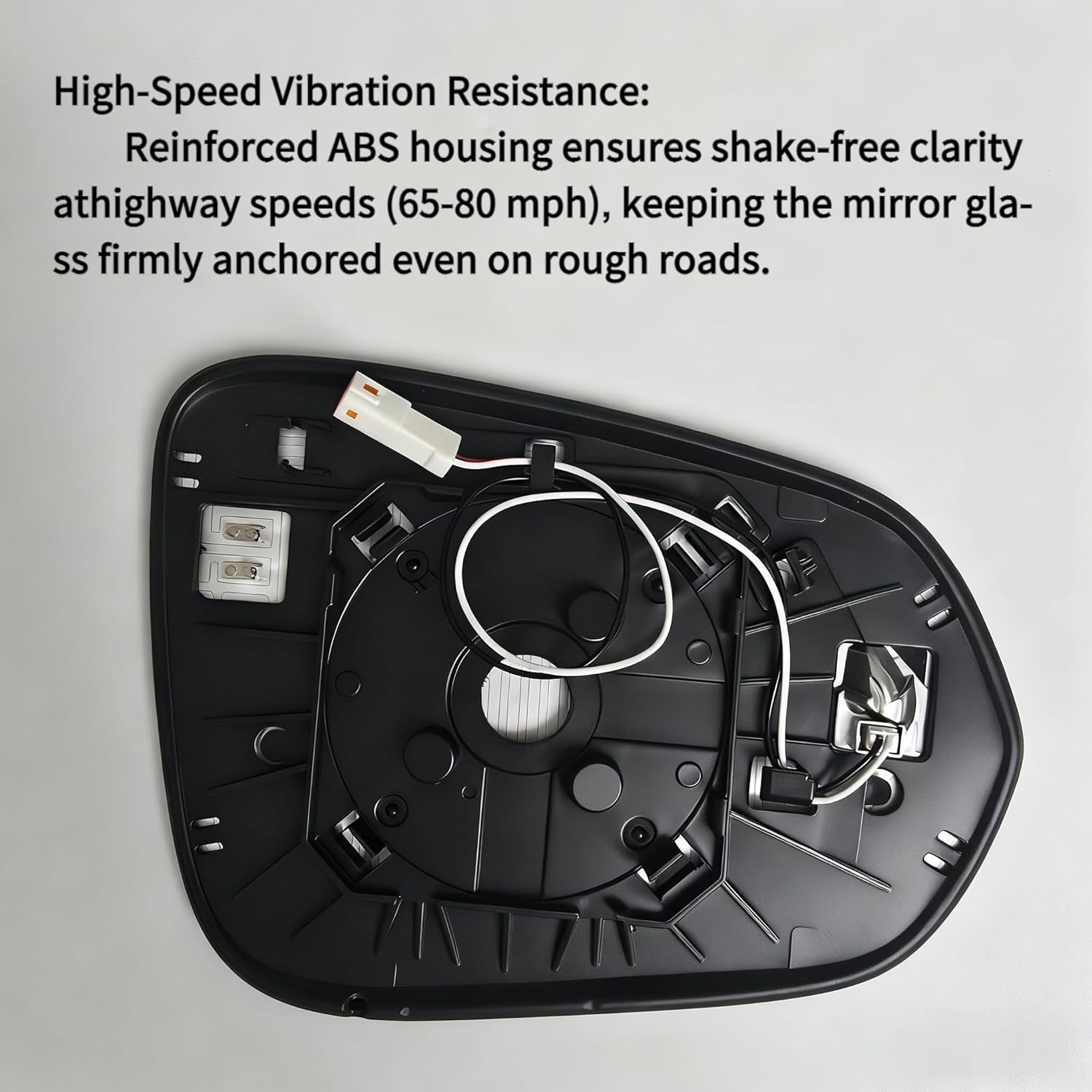 Compatible with Lexus RX350 2016-2020, NX200T 2015-2017, NX300 2018-2020 Driver Side Mirror Glass - Left Side Mirror Glass With Power Heated, Blind Spot Detection Indicator