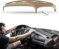 Vista 14 de DASHSKIN Tapa moldeada para salpicadero compatible con Dodge Ram 1500 1998 1999 2000 2001 (98-02 Ram 2500 y 3500) en gris niebla, fabricada