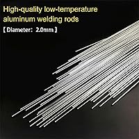 Vista 2 de 55 varillas de soldadura de aluminio, varillas de soldadura de aluminio, 0.08 "x 13" baja temperatura fácil fusión soldadura de aluminio, varilla