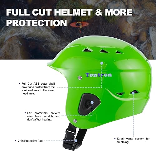 Miniatura 3 de Tontron Sailonger - Casco para adultos de corte completo, kayak, rafting, remo, deportes acuáticos