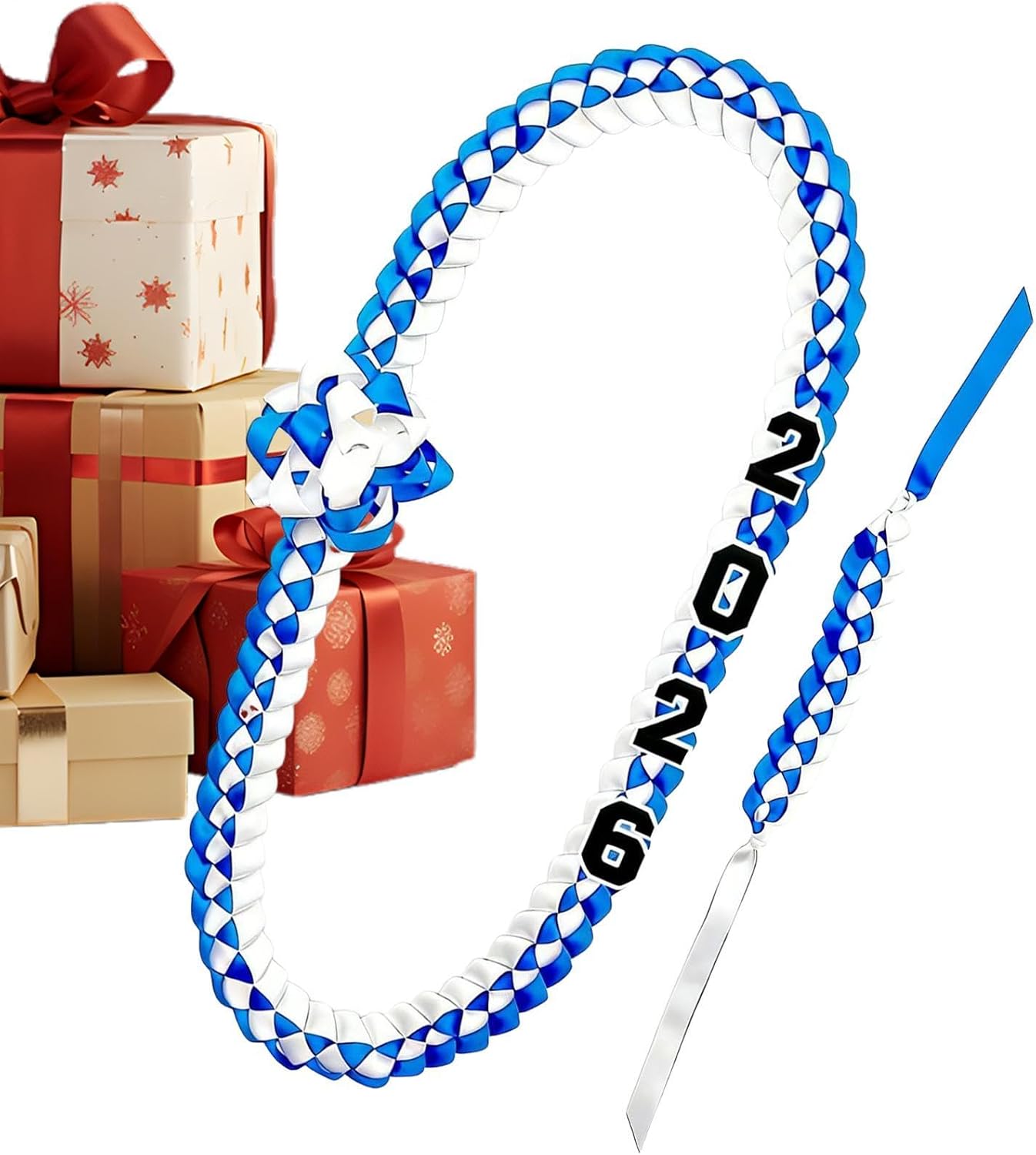 Graduation Leis 2026 | Fashionable Graduation Accessory,Class of 2026 Ribbon Necklace | for Son Daughter Nephew Niece