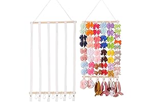 Bow Holder for Girls Hair Bows, the Ultimate Hair Accessories Organizer