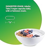 Vista 5 de Magnesium Glycinate 325 mg High Absorption, Chelated Form of Magnesium Supports Nerve, Bone, & Muscle Health Vegan, Non-GMO and Gluten Free