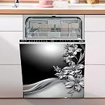 Dishwasher Magnet Sticker Cover Panel Decal Refrigerator Magnetic Sticker Decorative for Kitchen Decoration,Fridge Door Cover,Home Appliances Decor Stickers 23"x26"