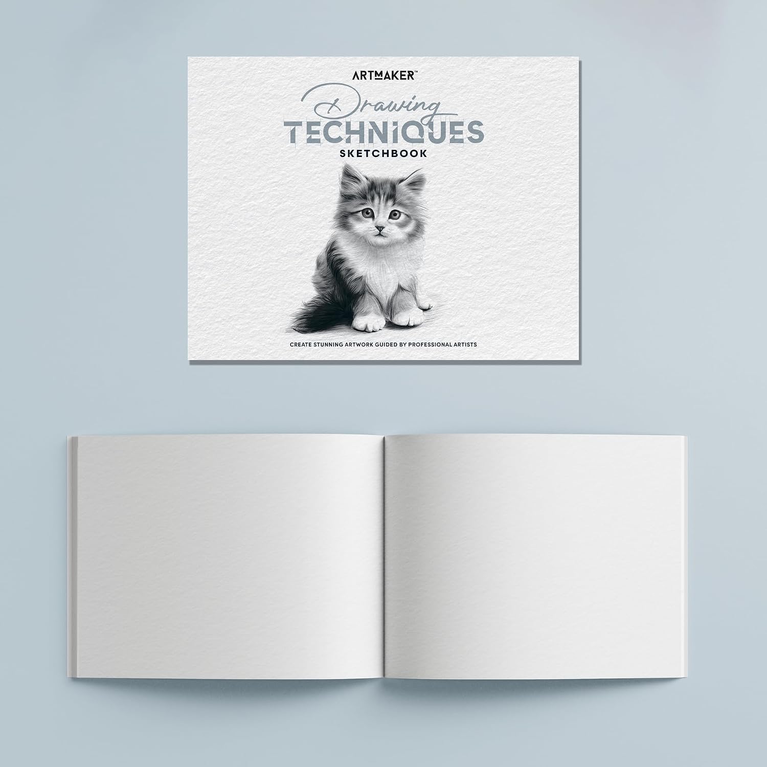 Hinkler Art Maker: Drawing Techniques - Complete Studio Starter Kit, Instruction Book, Sketchbook, Graphite Pencils, Charcoal Pencils, Tools & Supplies, Adult