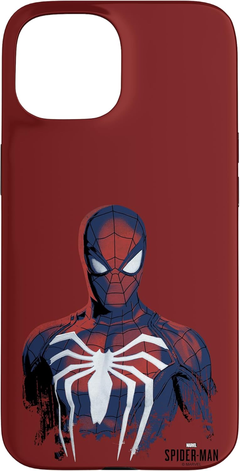 Marvel Spider-Man Painted Portrait Case for iPhone 16