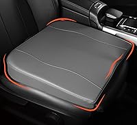 Vista 19 de Cojín de asiento de automóvil, cómodos cojines de espuma viscoelástica para conducir, alivio del dolor de ciática y espalda baja, almohada