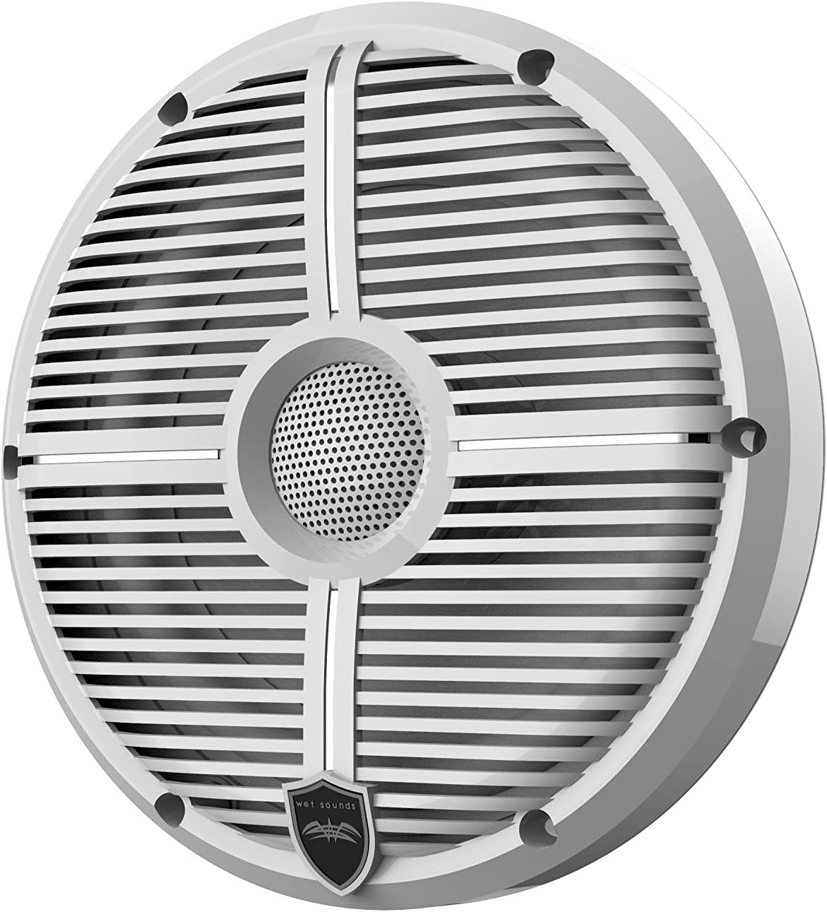 Clarion Marine Boat Audio Upgrade M508 Source Unit, Marine Cover, (2 Pair) Recon 6 XW-W Recon Series 6.5" 60-Watt RMS Coaxial Speakers with White XW Grilles Bundle