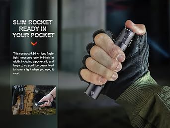 Fenix PD35R Tactical Flashlight, USB-C Rechargeable, 1700 Lumen with Organizer