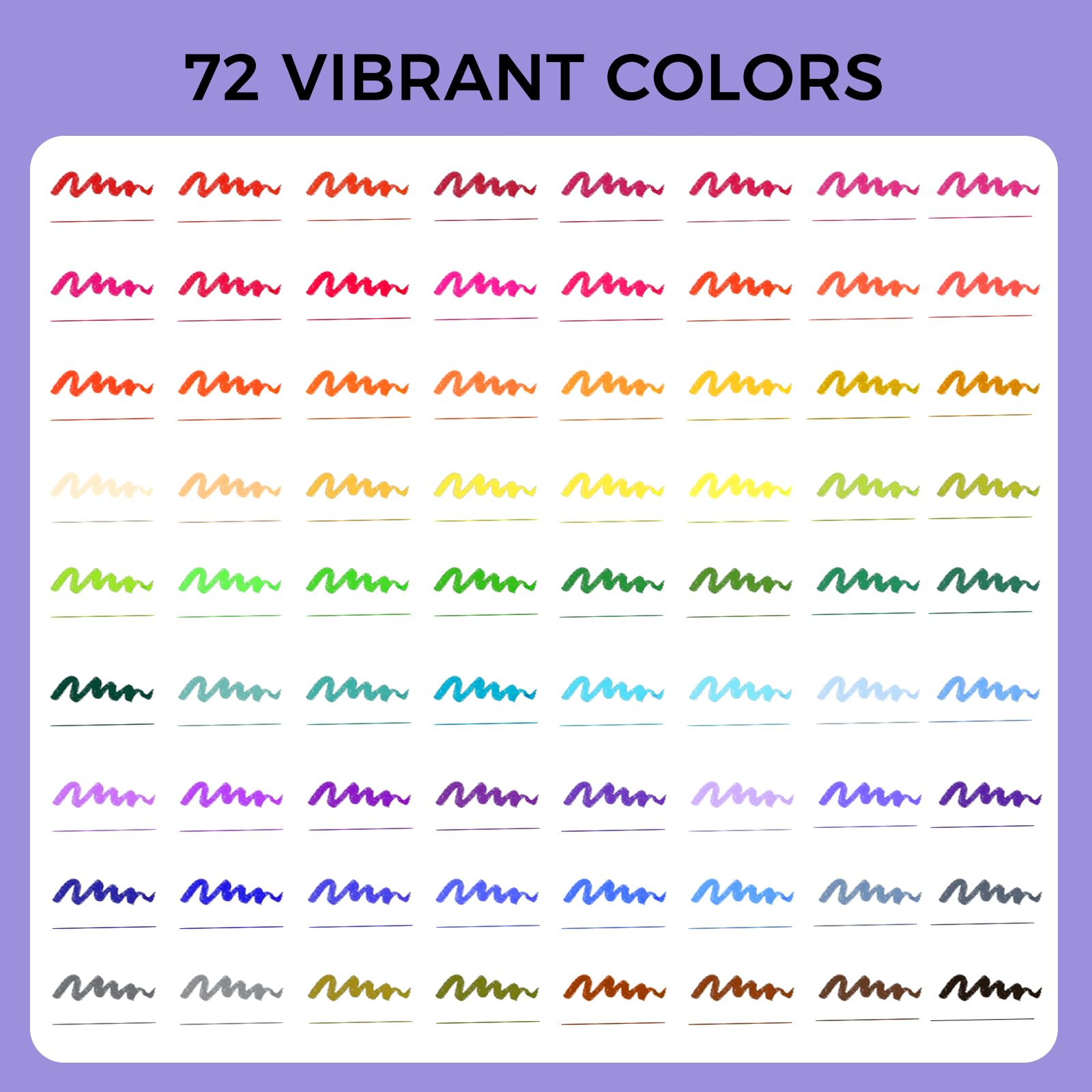 Amazon.com : Artecho 72 Colors Markers for Adult Coloring Books