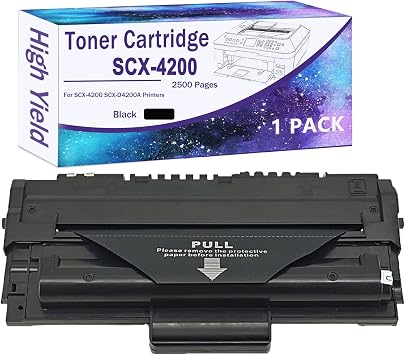 SCX4200 Compatible Toner Cartridges for Samsung SCX4200 for SCX-4200 SCX-4300 Printers, High Yeild Black 1 Pack