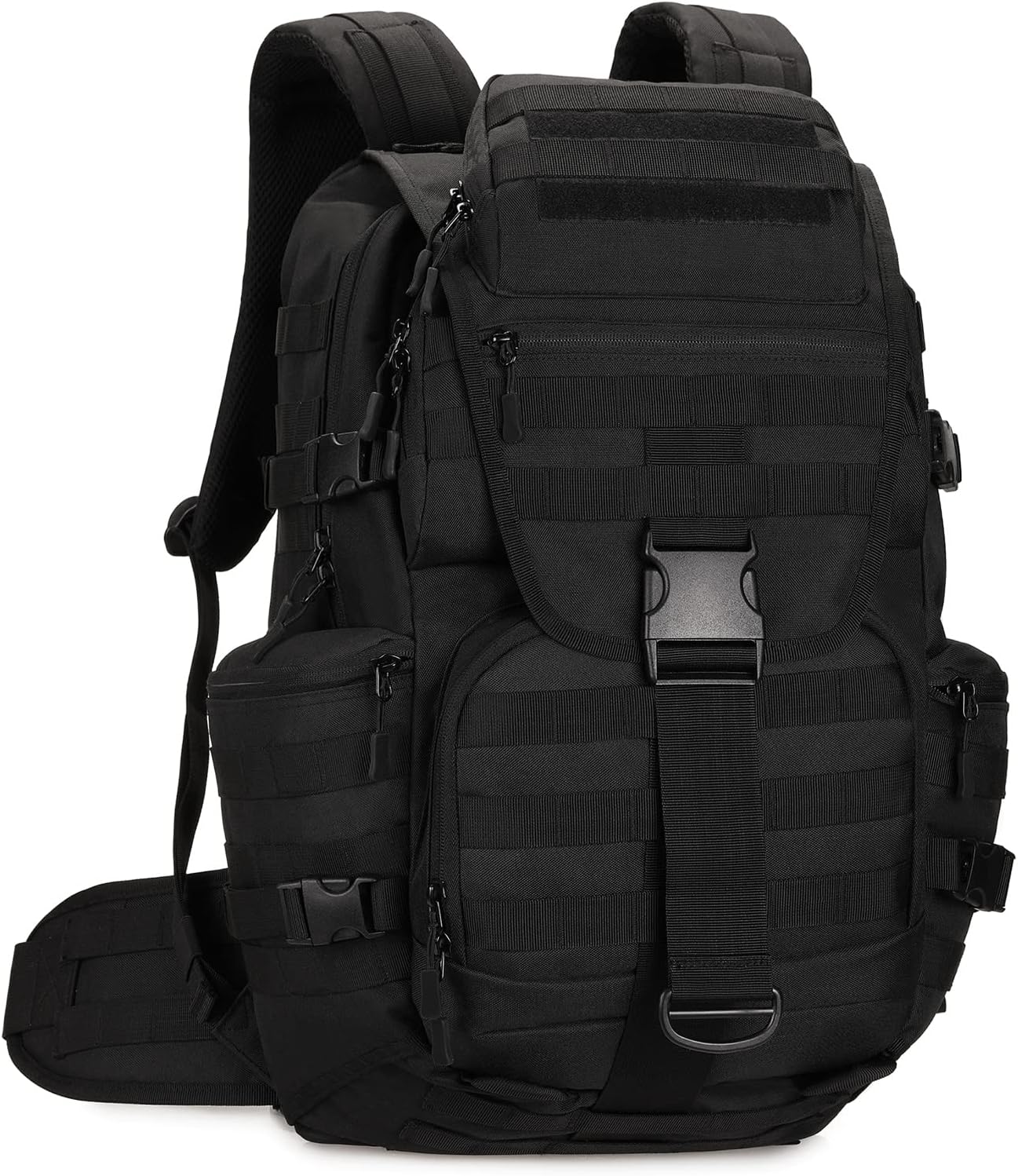 50L/60L Tactical Backpack, Military Backpack 3 in 1 Large Molle Backpacks, Travel Rucksack Hiking Luggage Handbag Crossbody Bag for Men Women Outdoors Hiking Hunting Travelling Camping Trekking