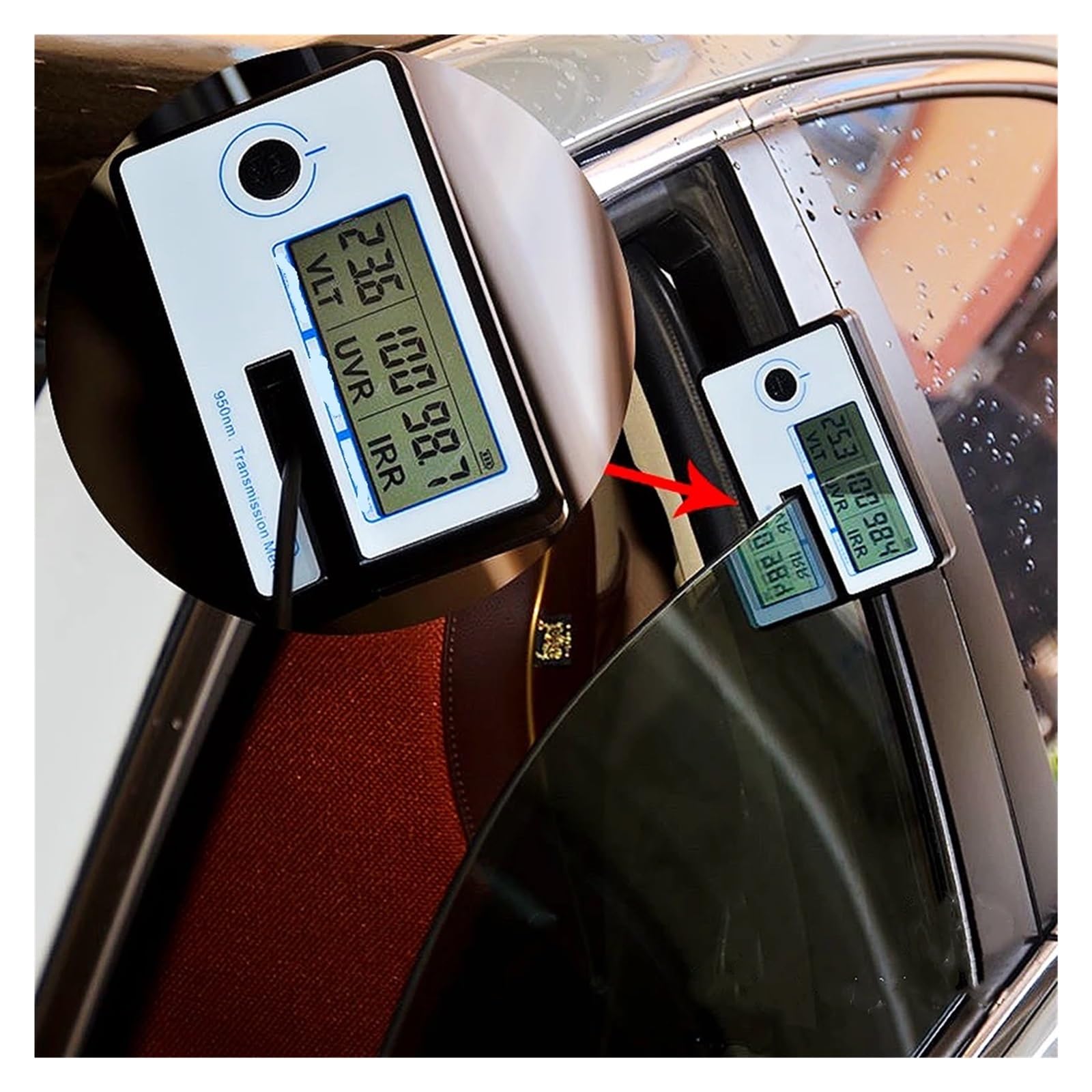 Tintametro, Tester di rifiuto del misuratore trasmissione della pellicola solare simile for vetri for ad alta precisione 162