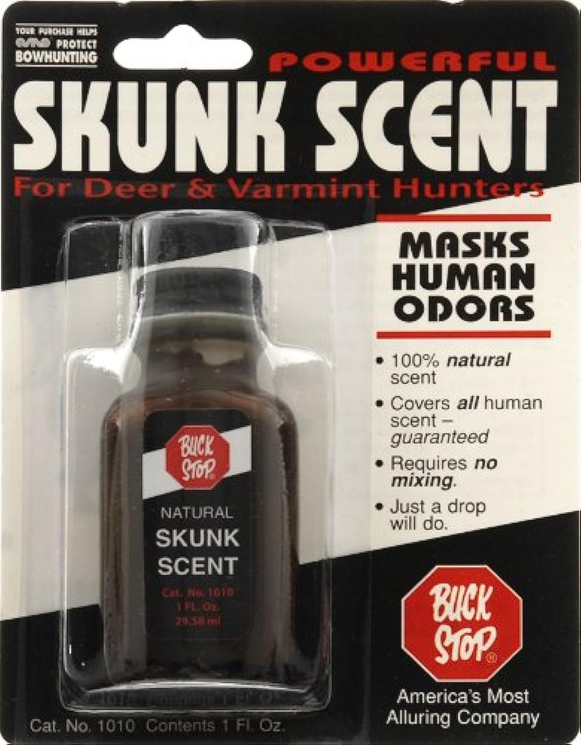 Buck Stop Natural Skunk Deer Scent Hunting Scents